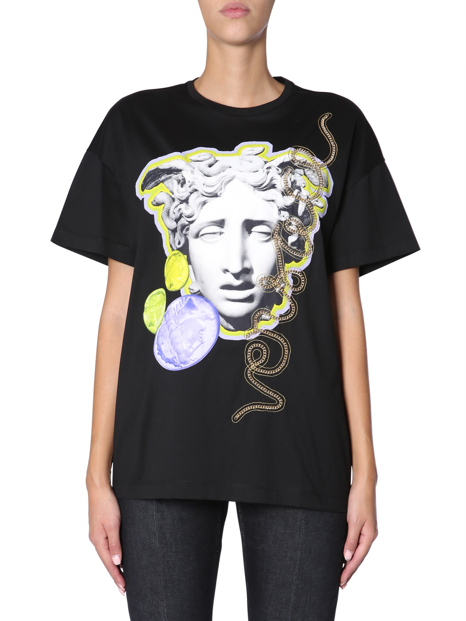 Versace Medusa Head Printed T-shirt