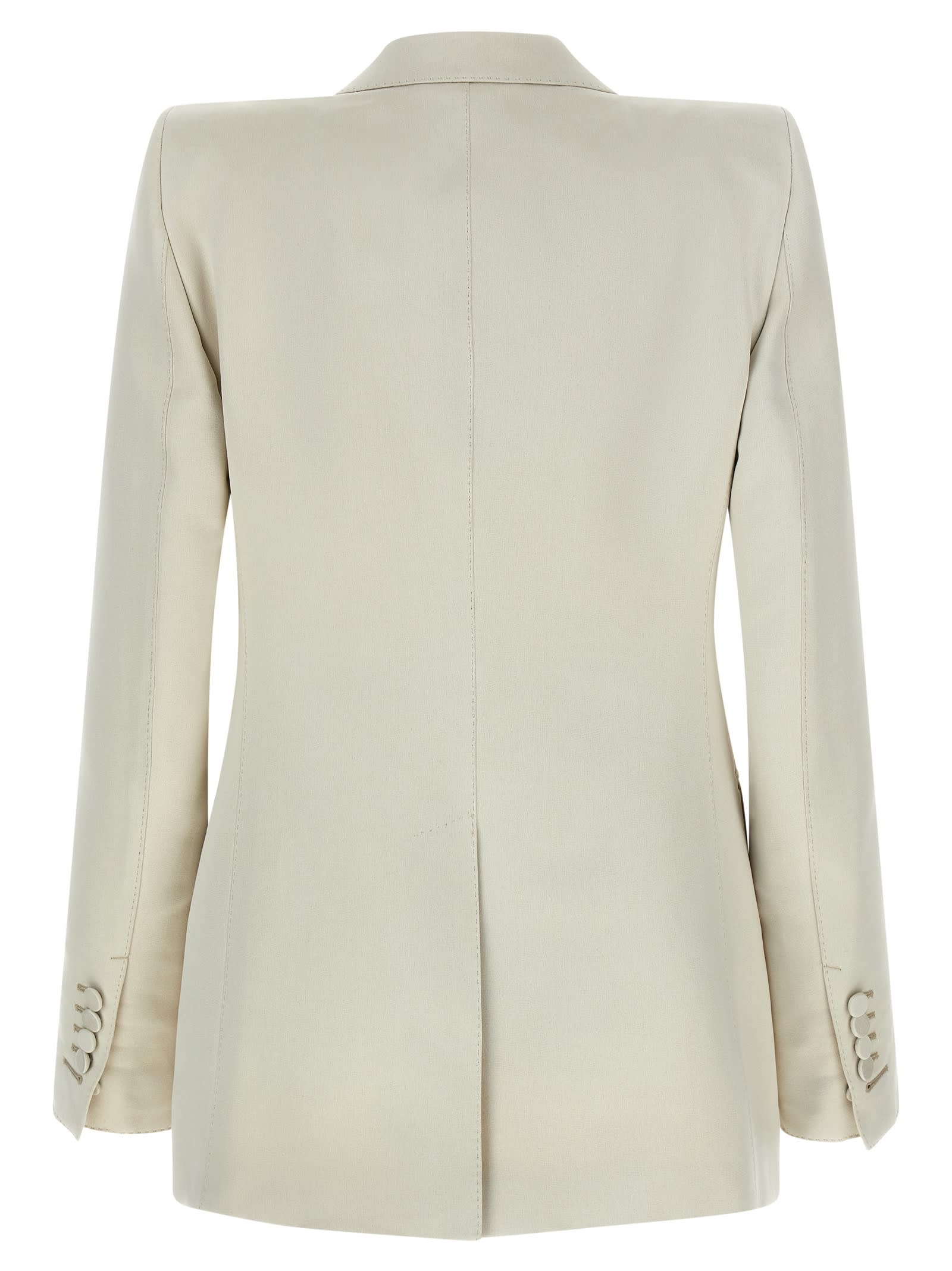 Tom Ford Duchesse Single-breasted Blazer Blazers Beige In Neutral
