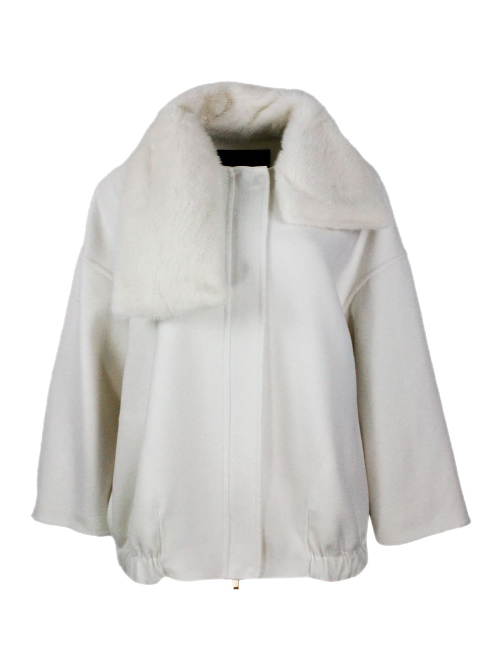 Shop Fabiana Filippi Blazer In White