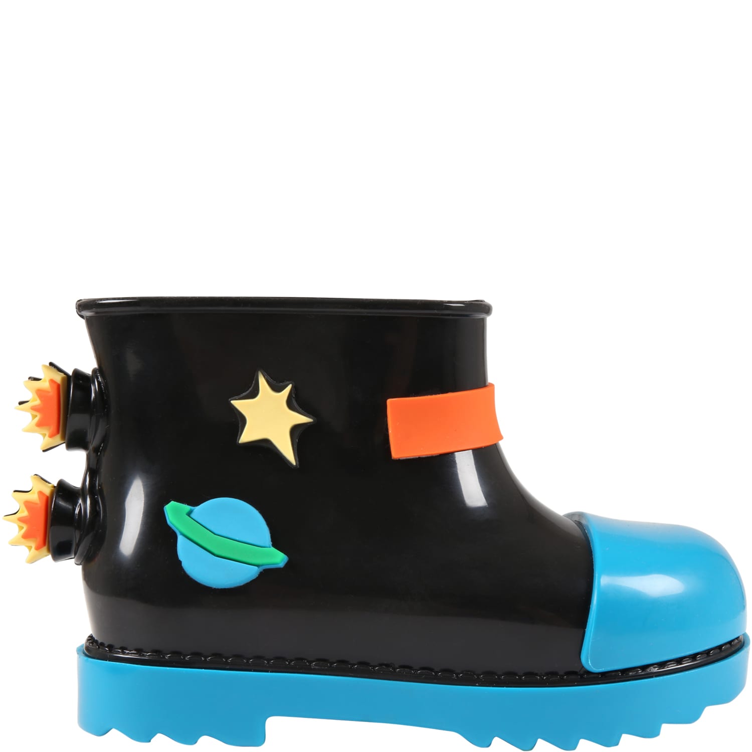 Melissa Kids' Multicolor Boots For Boy With Flames