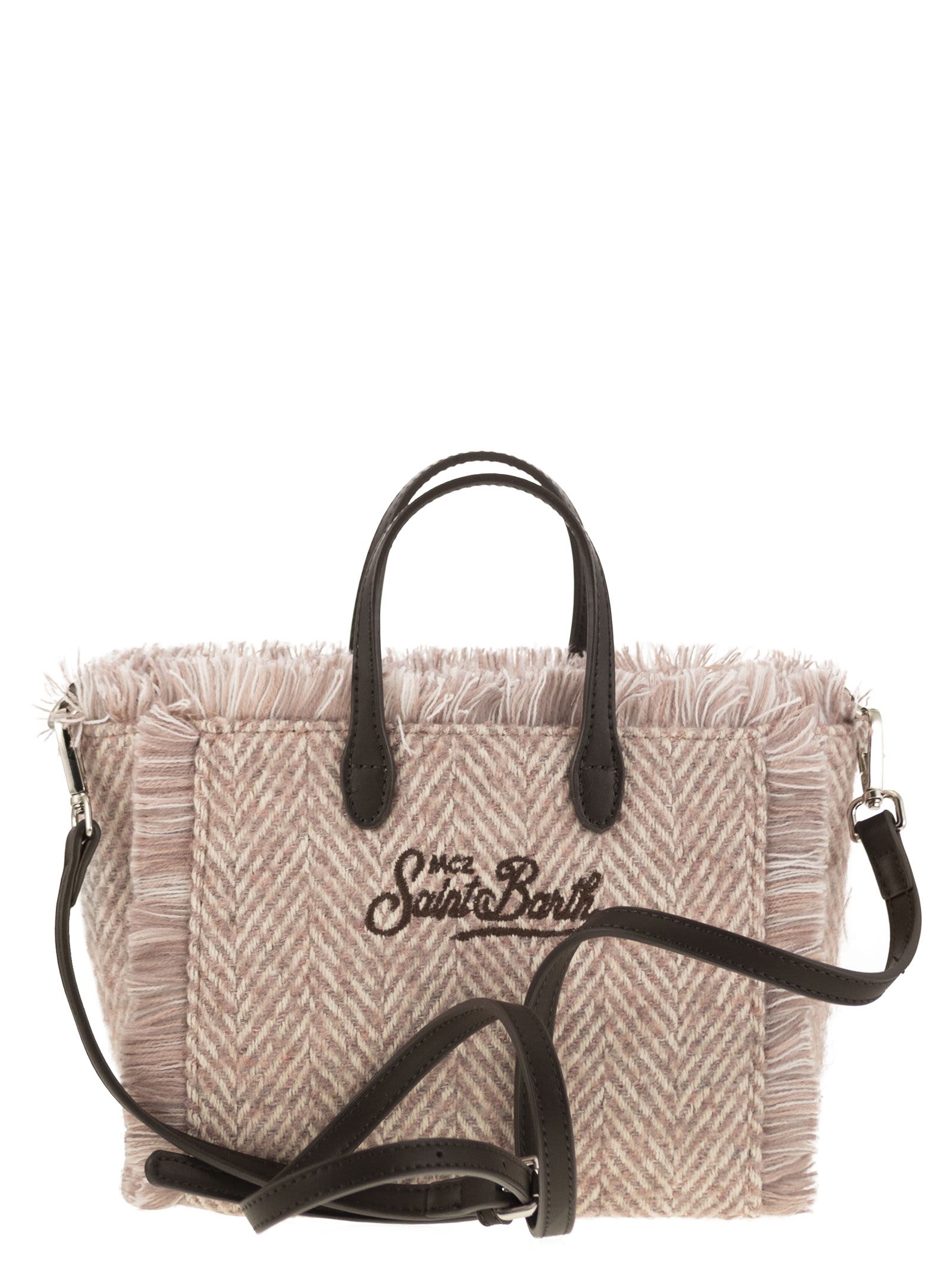 MC2 SAINT BARTH MINI VANITY BAG WITH BANGS AND EMBROIDERED LOGO