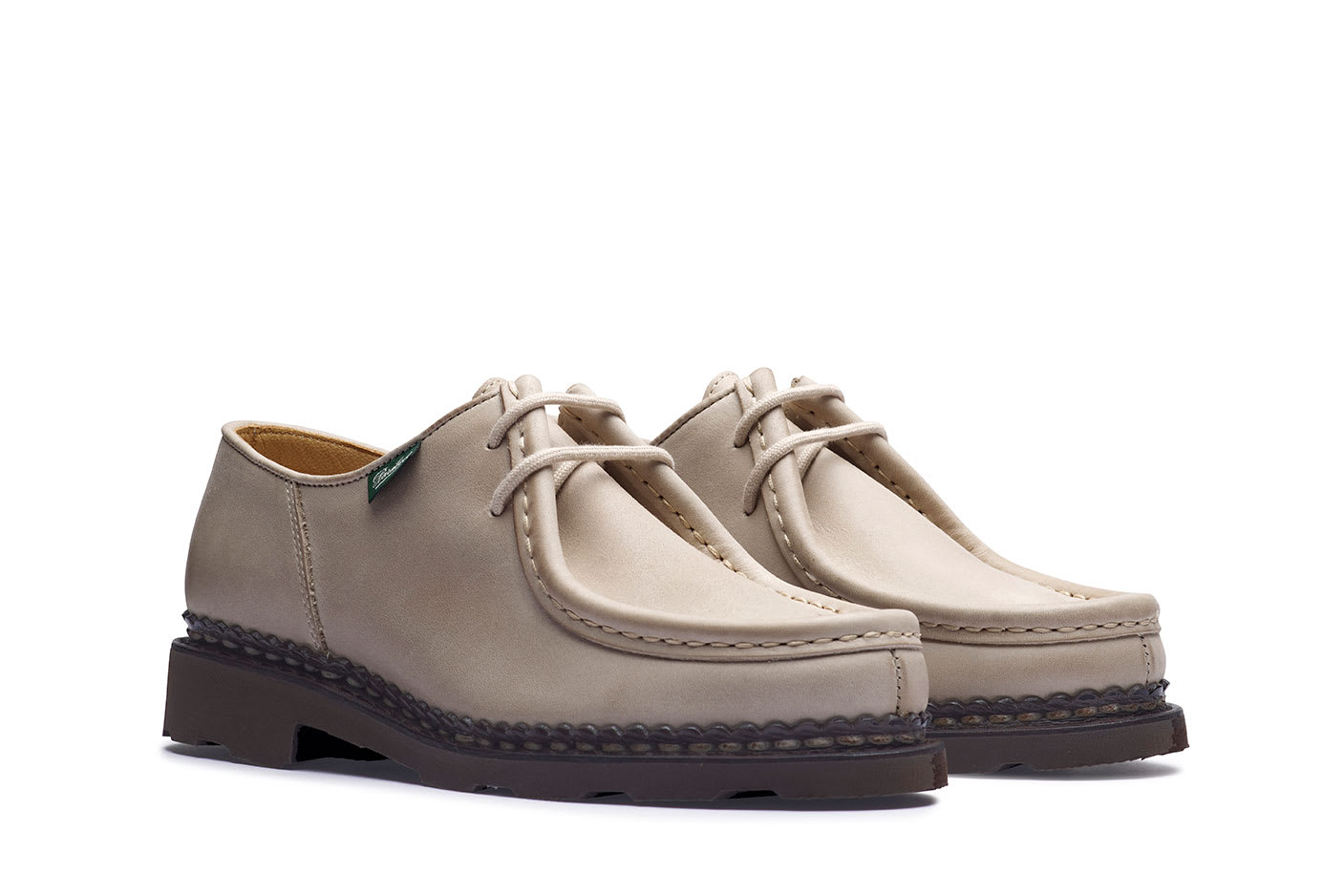 Paraboot Michael Derby Shoes In Gray