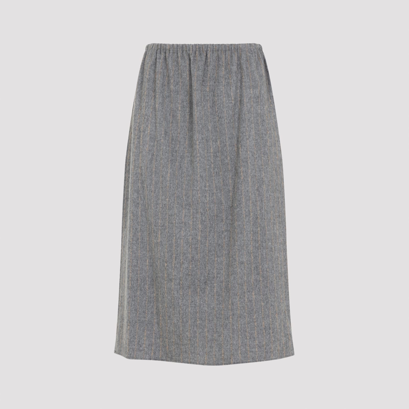 Carven Pull-on Skirt In Gray