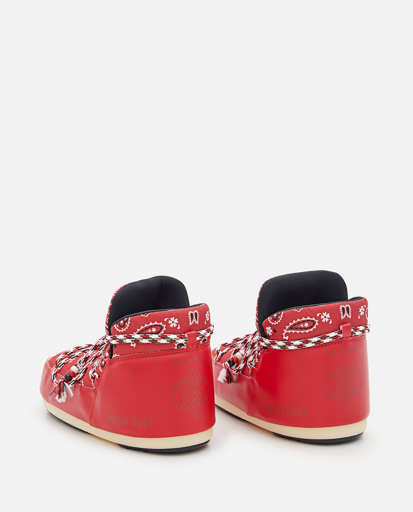 Alanui Full Moon Bandana Moonboot In Red