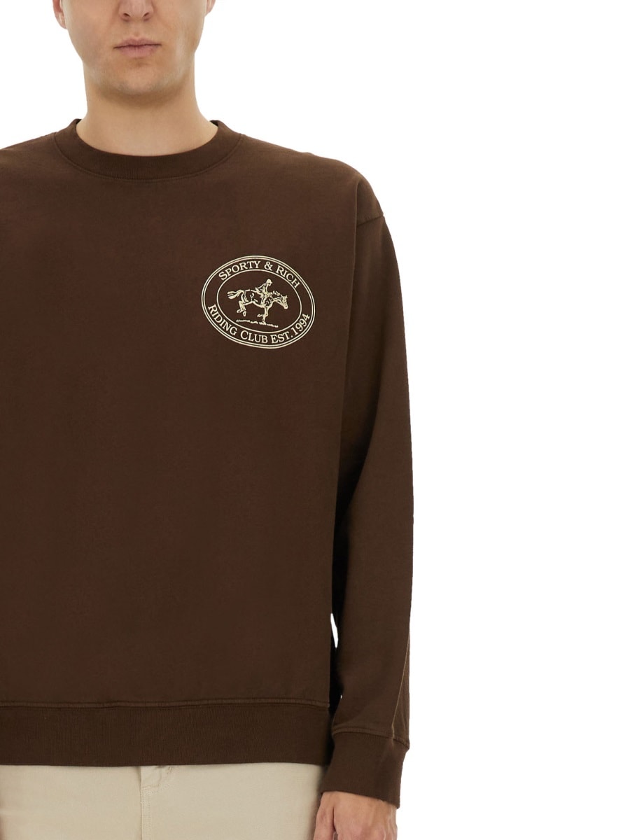 Shop Sporty & Rich Riding Club Sweatshirt