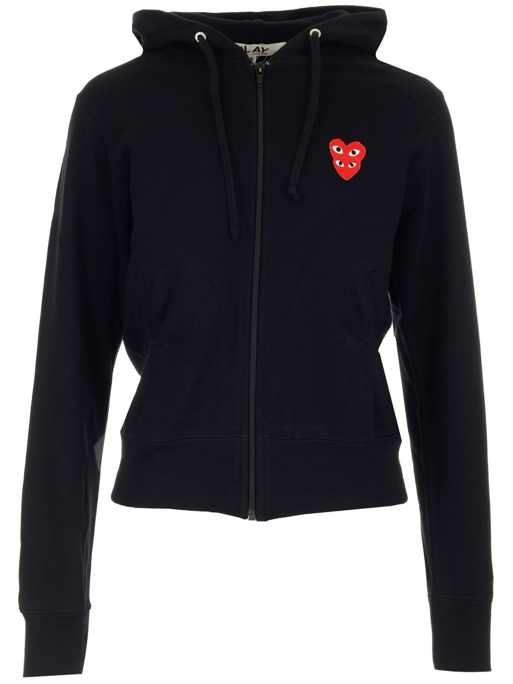 COMME DES GARÇONS PLAY FULL ZIP SWEATSHIRT