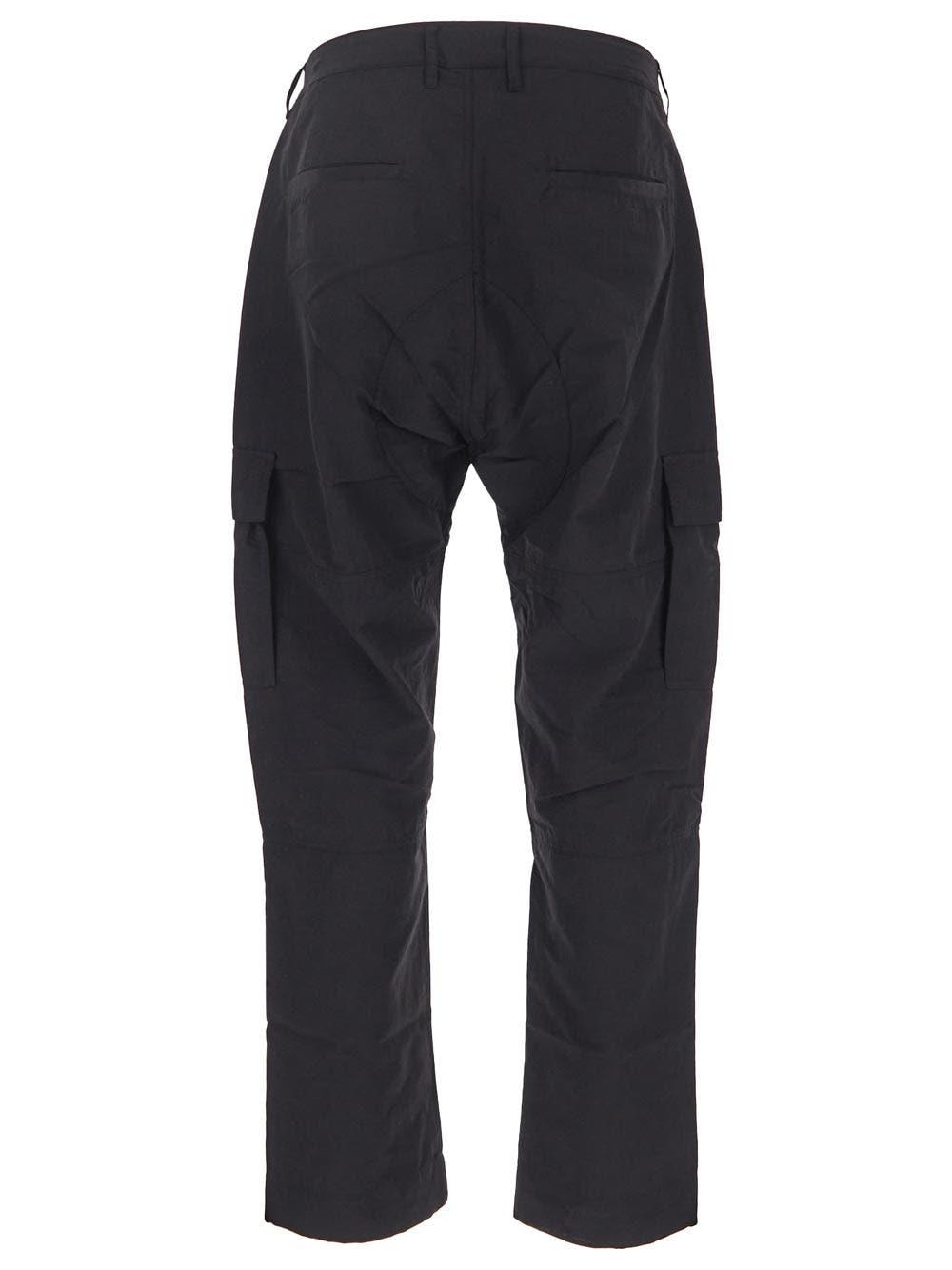 Shop Marcelo Burlon County Of Milan Cross Nylon Cargo Pants In Black