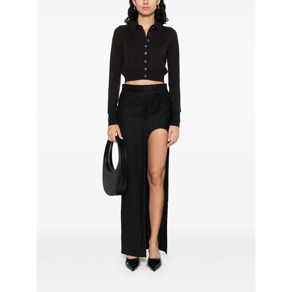 Sportmax Perseus Black Cardigan In Black