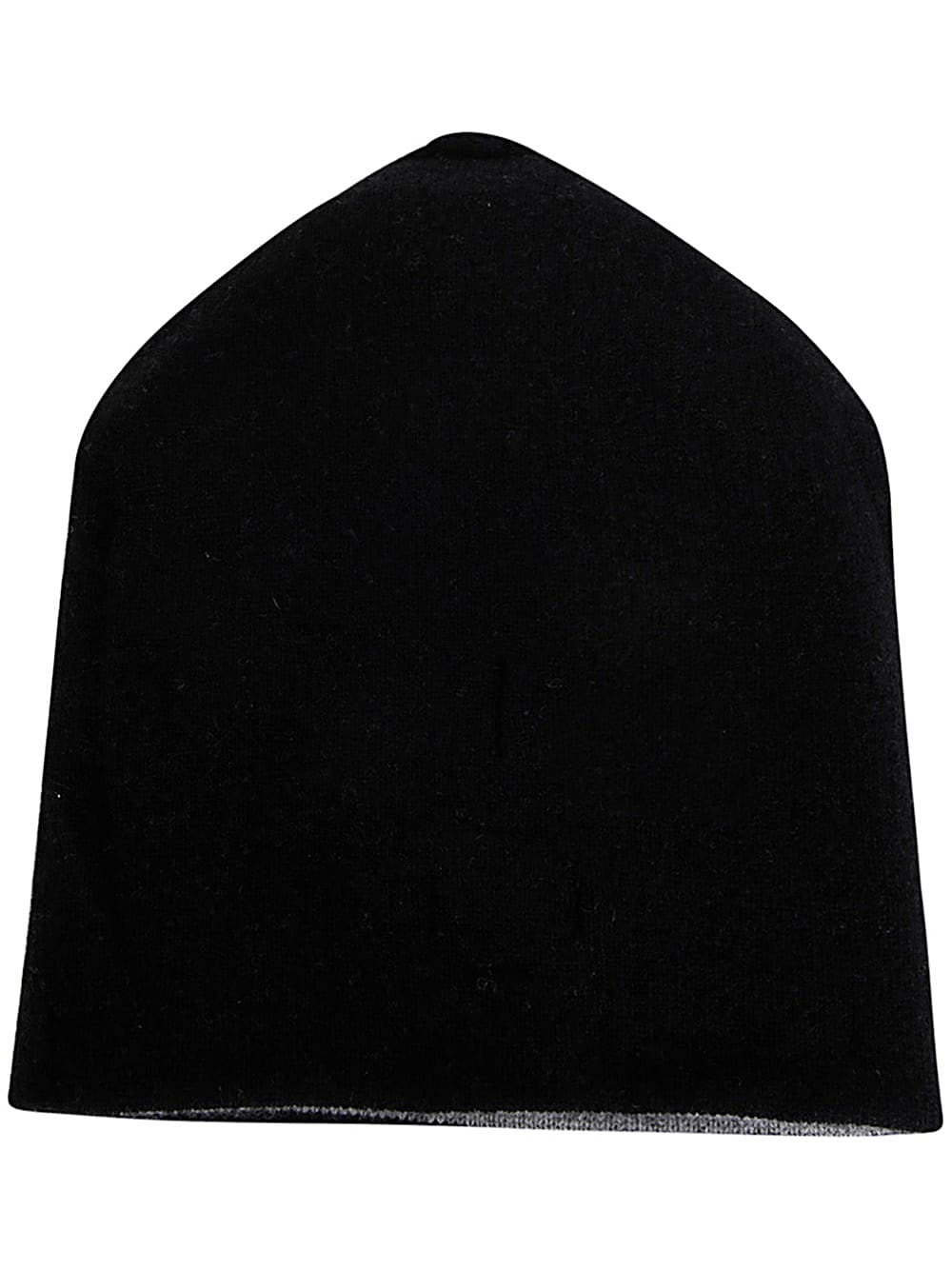 Shop Md75 Beanie Hat Embroidered Cashmere In Grey Black