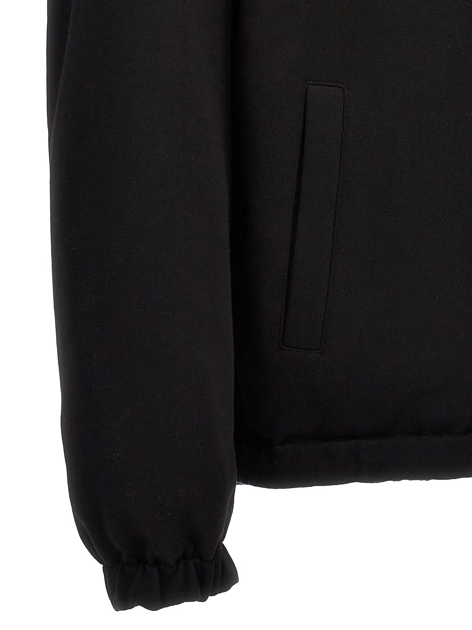 Alexander Mcqueen Reversible Bomber Jacket Casual Jackets And Parka In Black