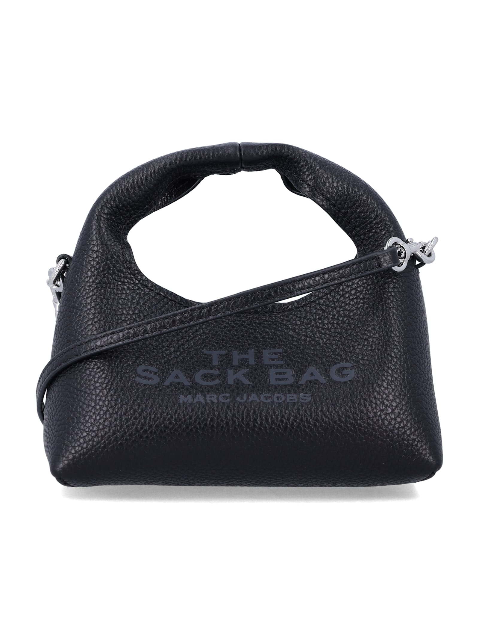 Marc Jacobs The Micro Crossbody Sack Bag In Full-grain Leatherdescription In Brown