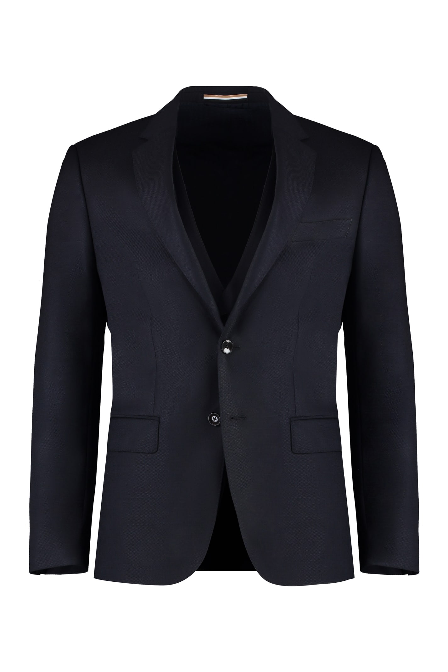 Stretch Wool Three-pieces Suit