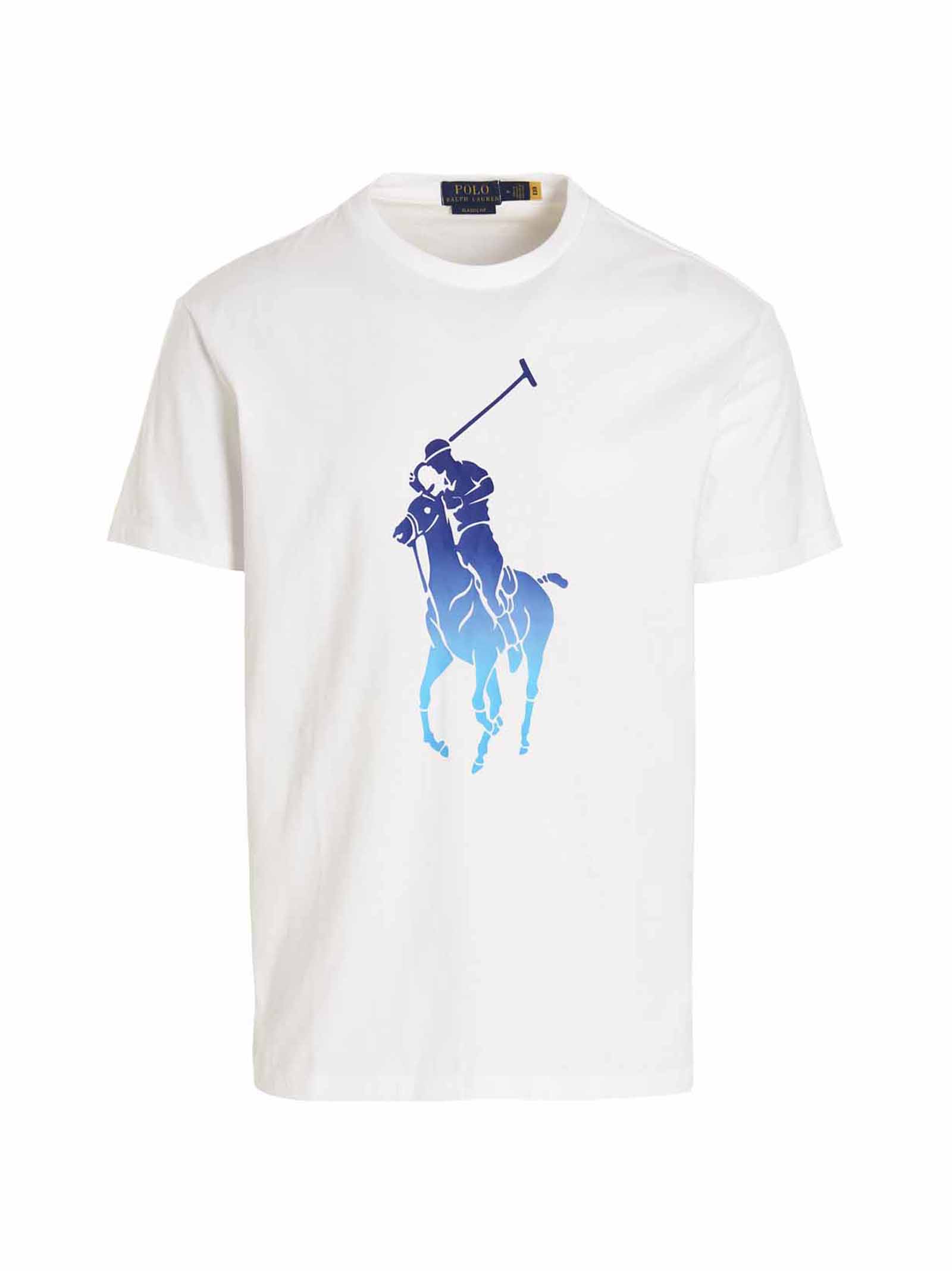 Polo Ralph Lauren Maxi Logo T-shirt In White | ModeSens