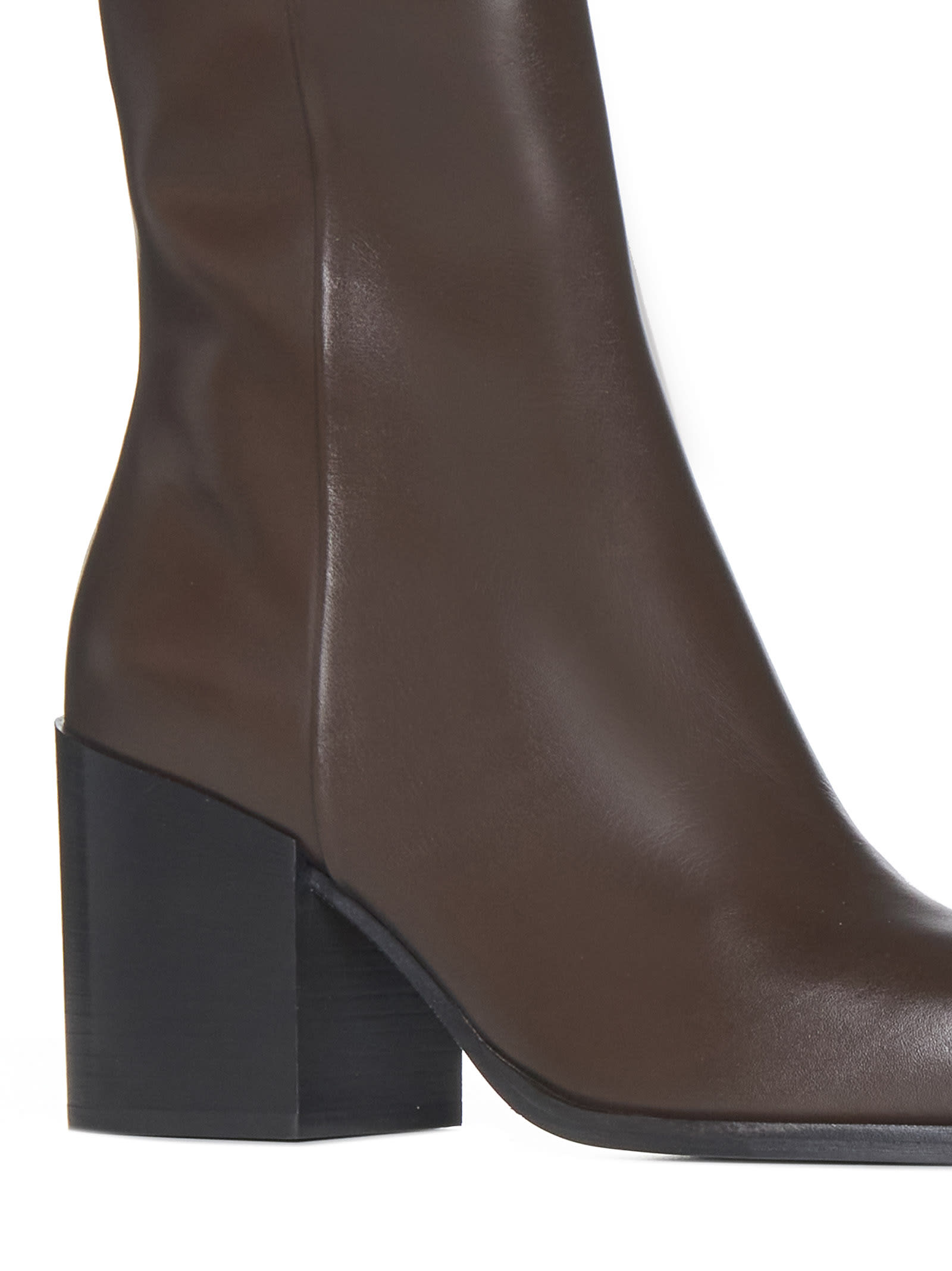 Shop Aeyde Boots In Brown