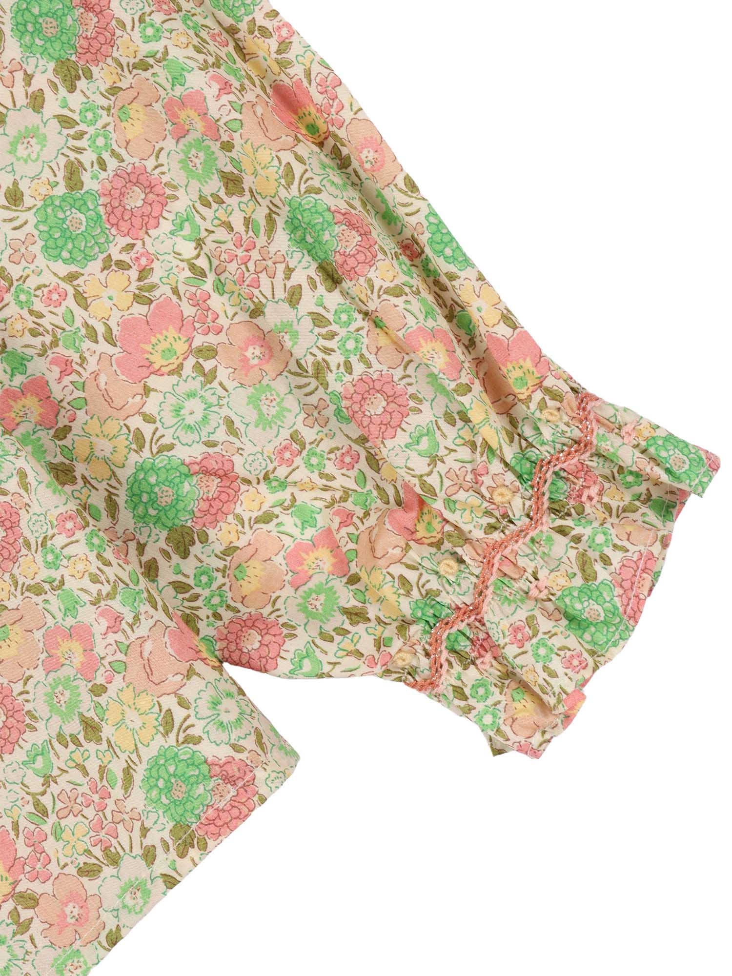 Bonpoint Smockee Petale Blouse In Pink