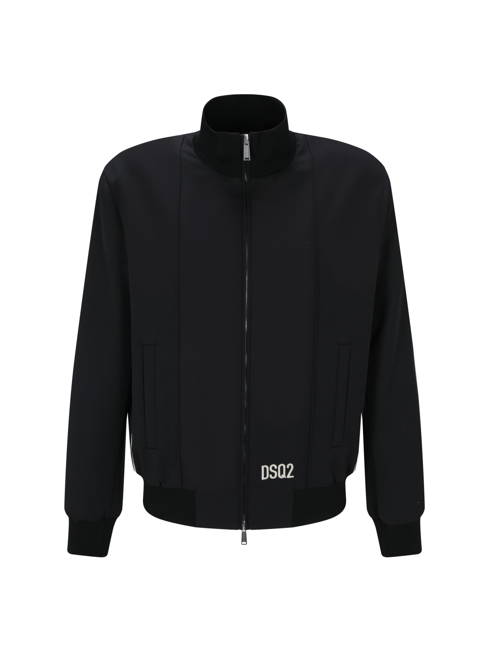 Shop Dsquared2 Bomber Jacket In Nero