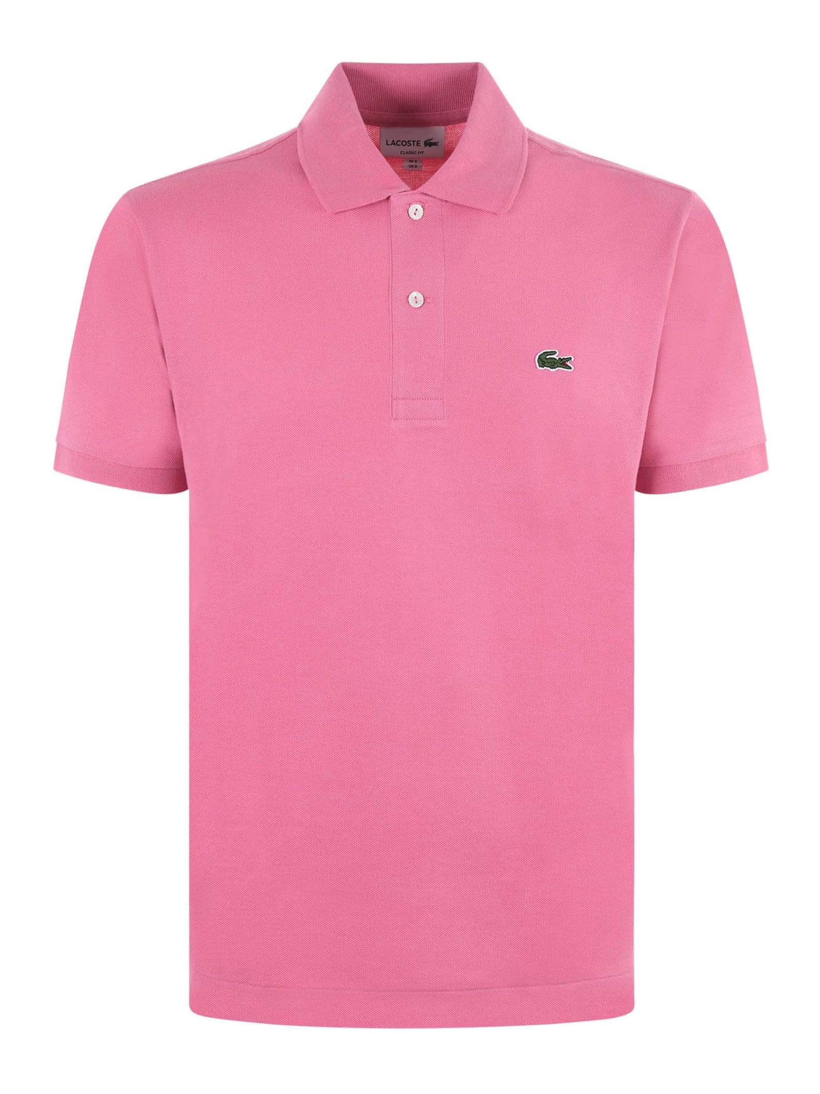 Shop Lacoste Polo Shirt In Rosa