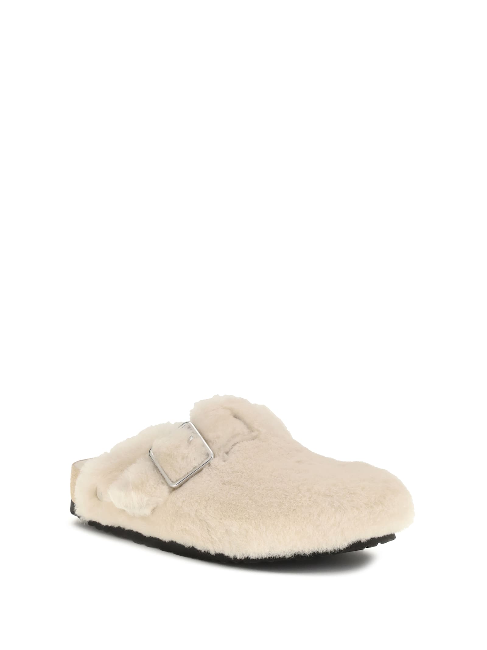 Birkenstock Boston Shearling Clogs Shoes In Multi