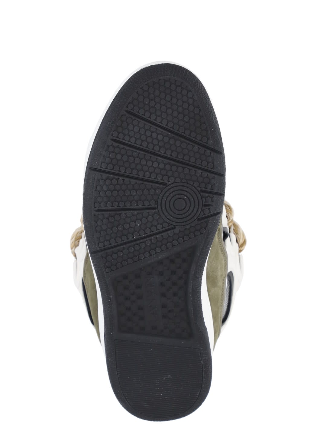 Lanvin Curb Sneakers In White