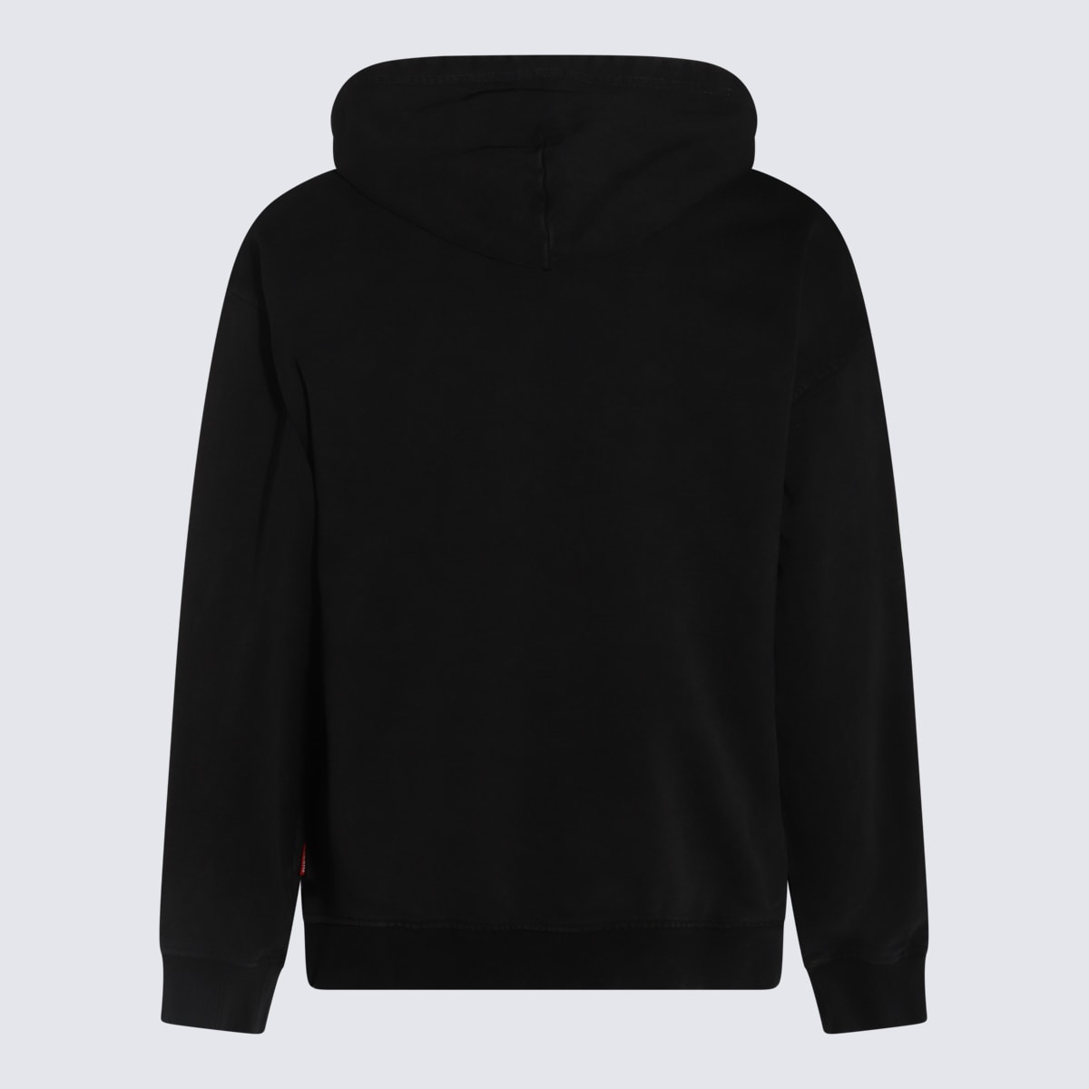 Shop Diesel Black Cotton Sweatshirt