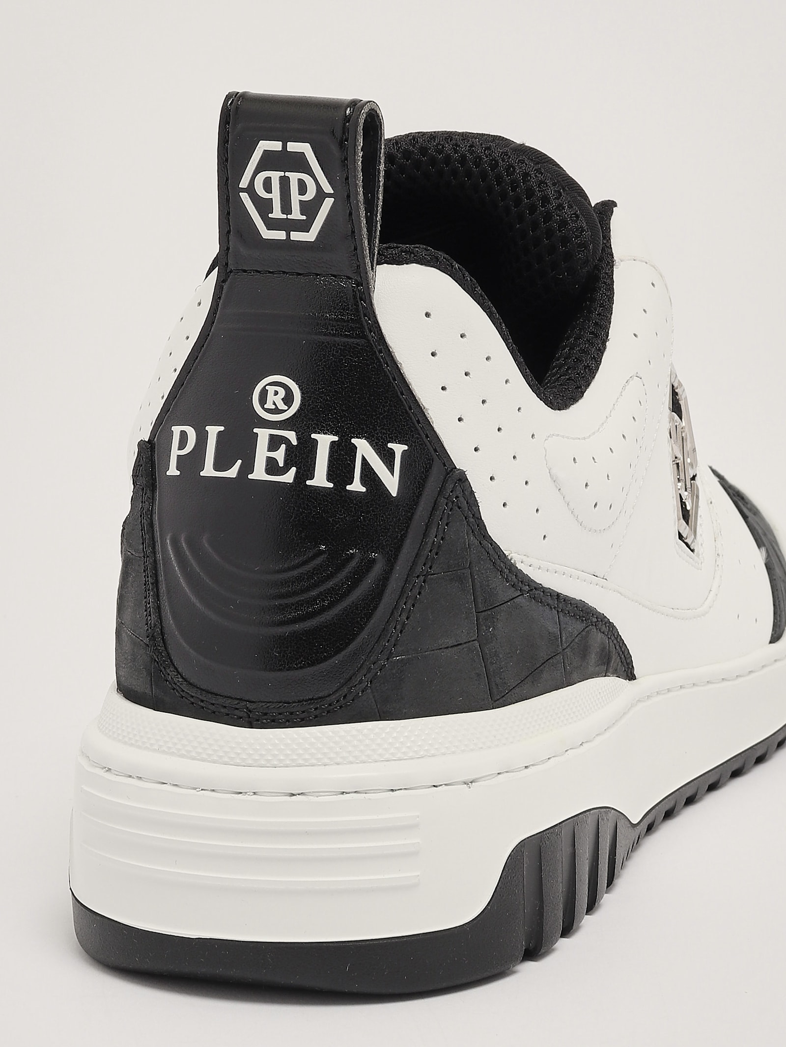 Shop Philipp Plein Sneaker Sneaker In Bianco-nero