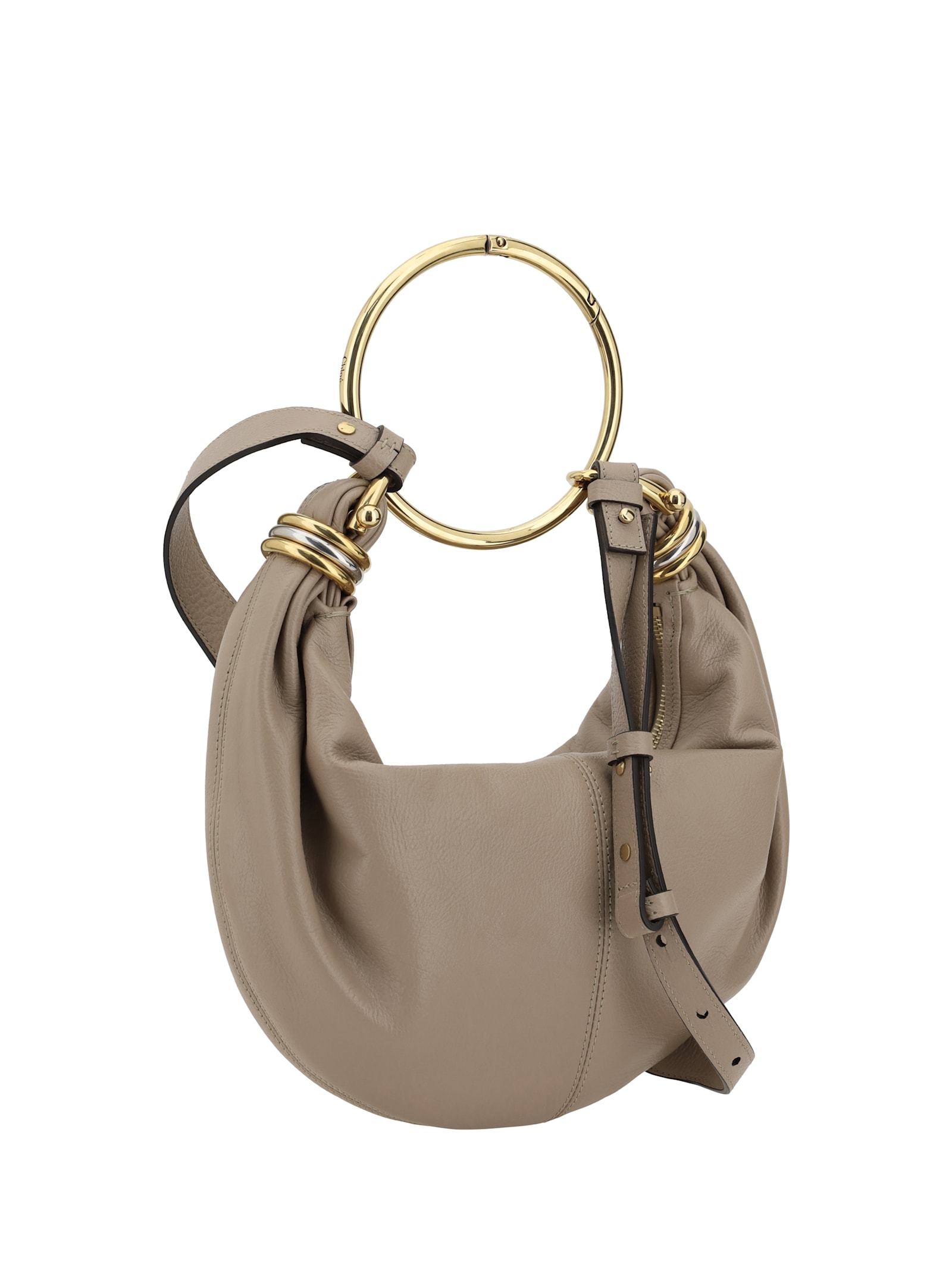 Chloé Bracelet Hobo Bag In Boyish Brown