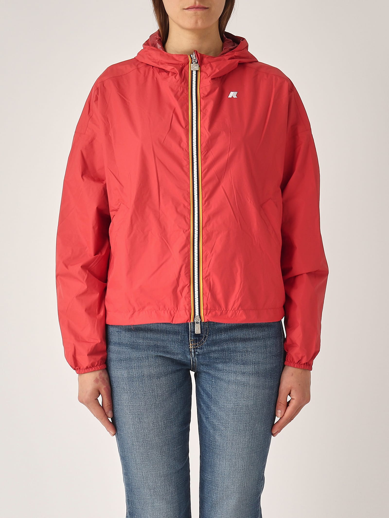 K-way Laurette Plus.2 Double Jacket In Red