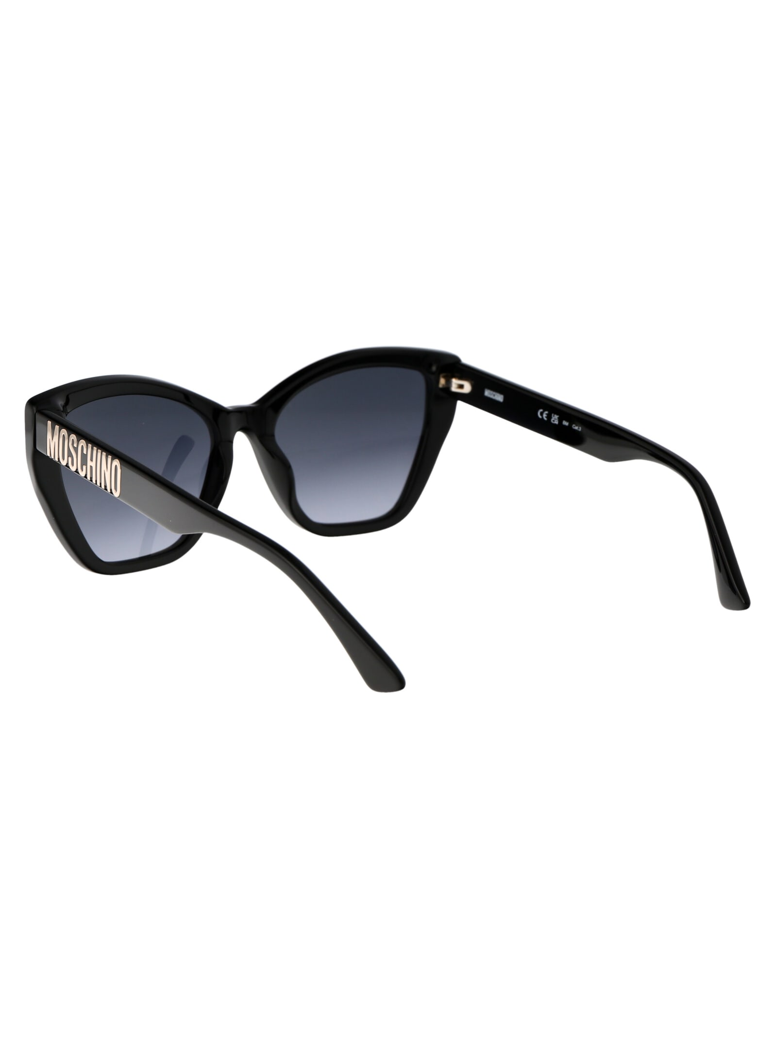Shop Moschino Eyewear Mos155/s Sunglasses In 8079o Black
