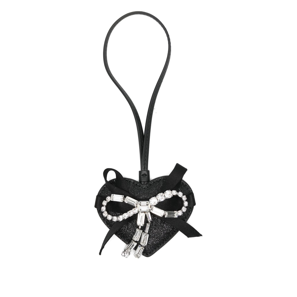 Jimmy Choo Keyring In Black