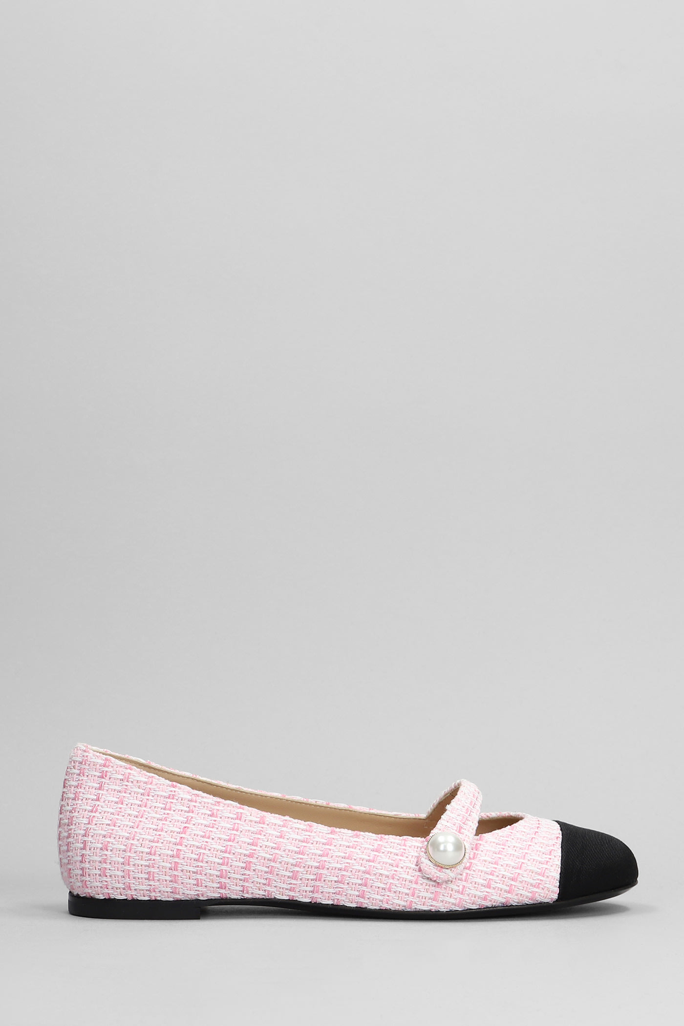 Divy Ballet Flats In Rose-pink Fabric