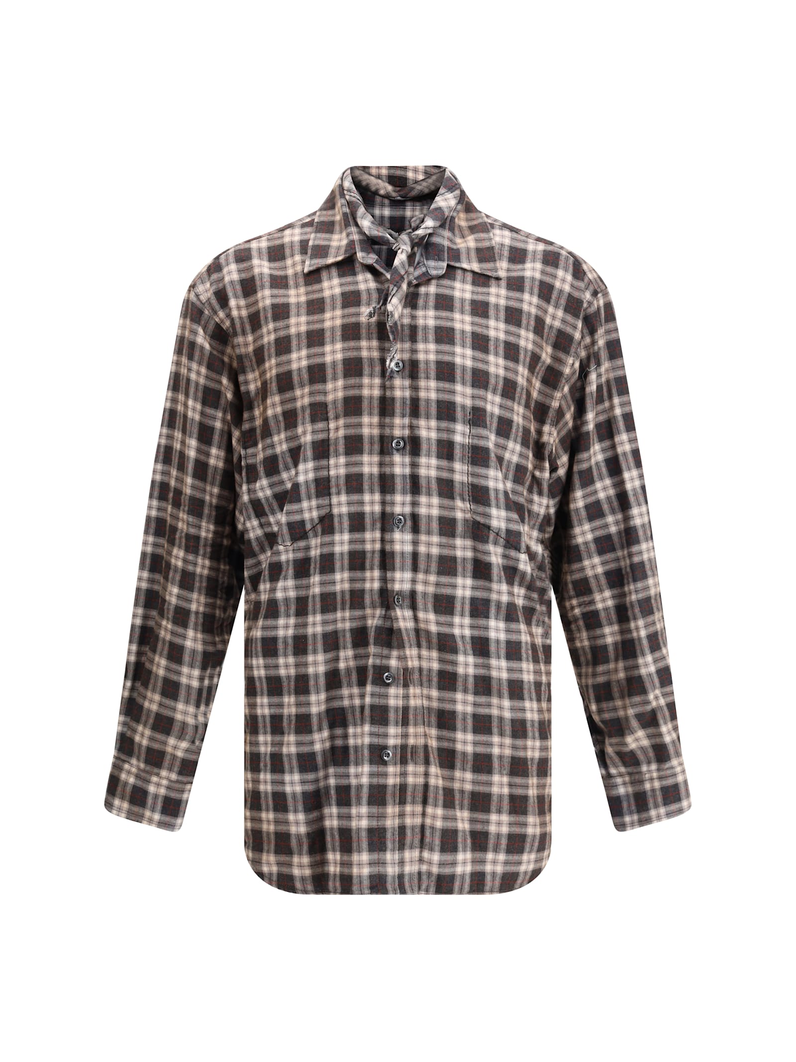 Dsquared2 X Magliano Butch Check Shirt In Multi