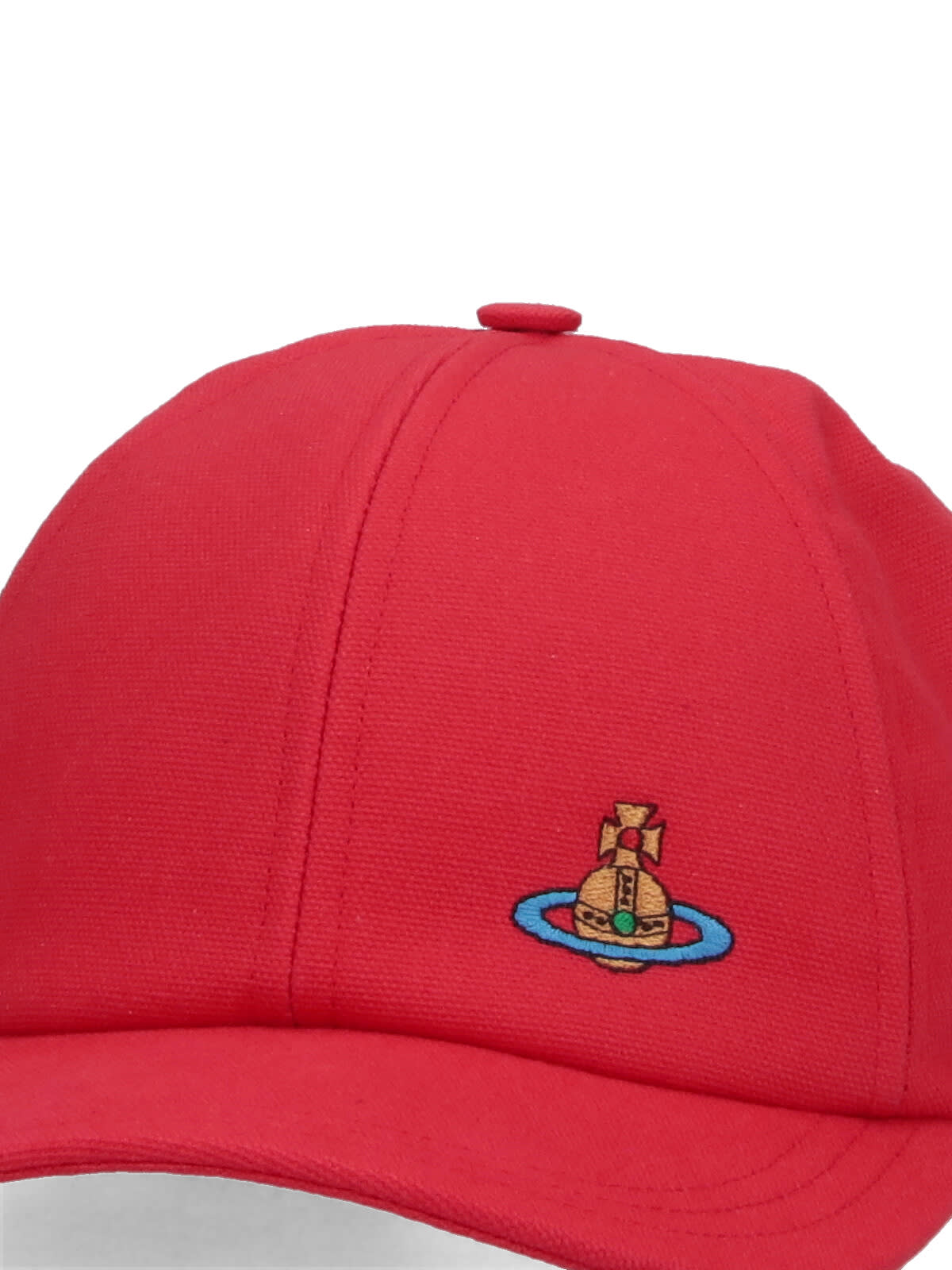 Vivienne Westwood Orb Baseball Cap In Red