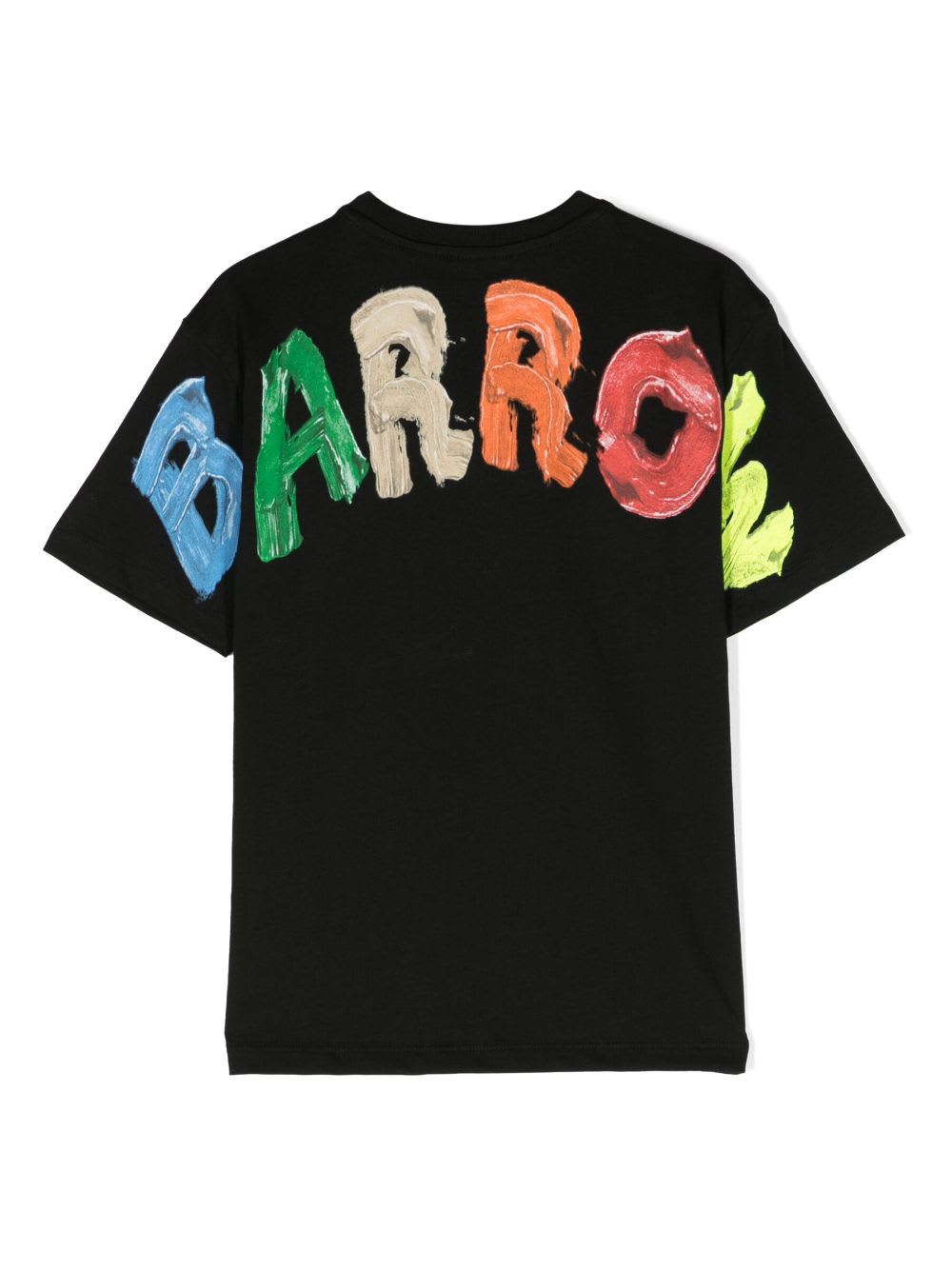 Shop Barrow Printed T-shirt In Black