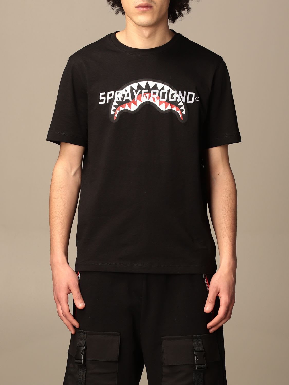 Sprayground T-shirt Sprayground T-shirt With Shark Print