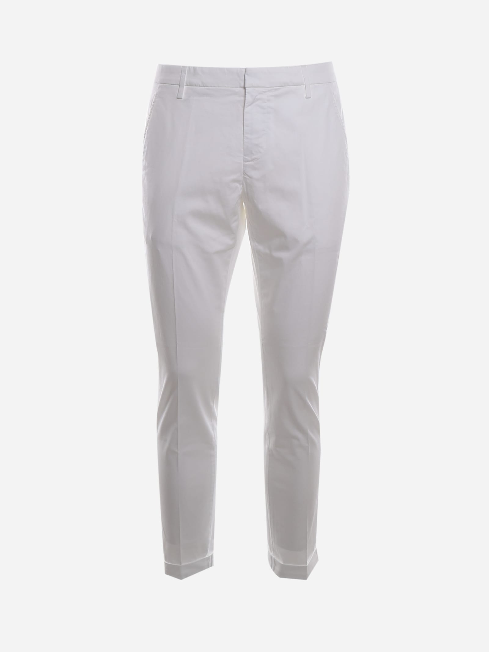 Dondup Gaubert Trousers In Stretch Cotton