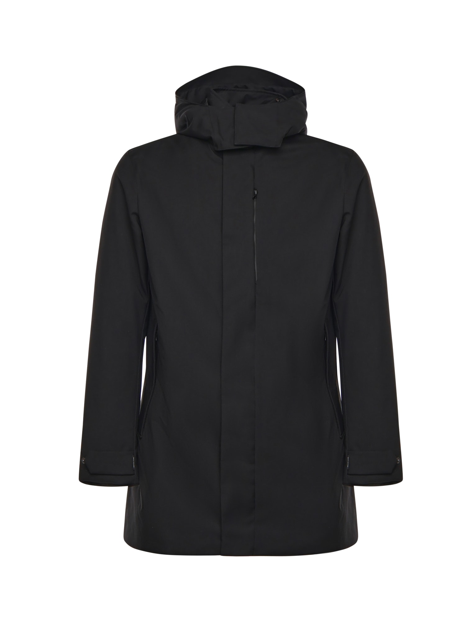 Save The Duck Hooded Parka Coat In Black