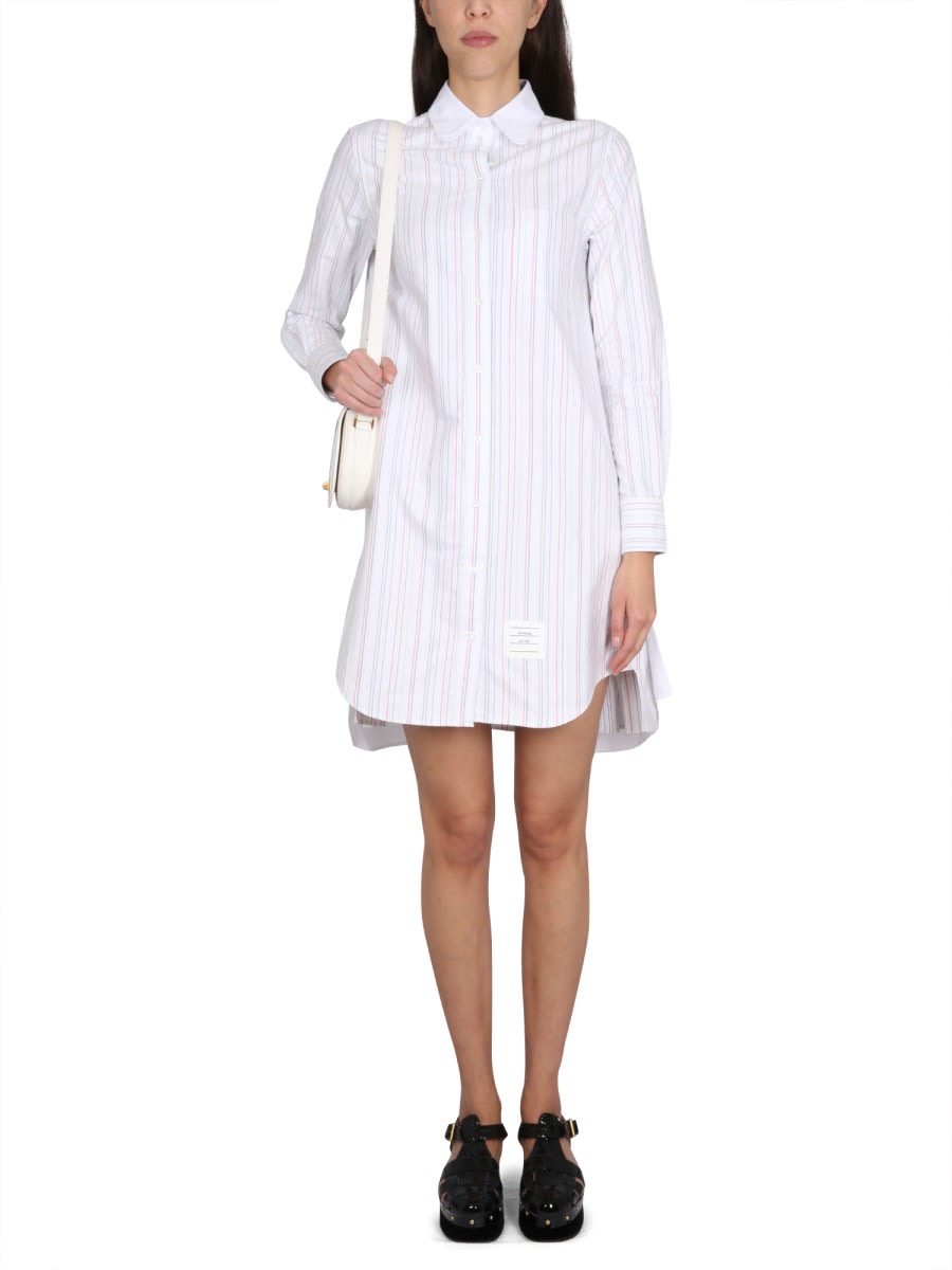 Thom Browne Wool Shirt In Multicolour