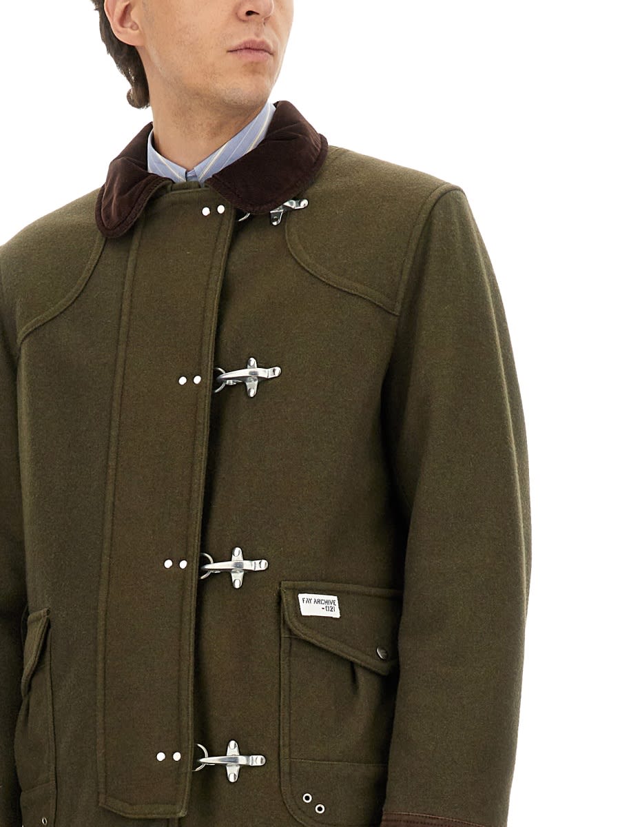 Fay 4 Ganci Archive Jacket In Green