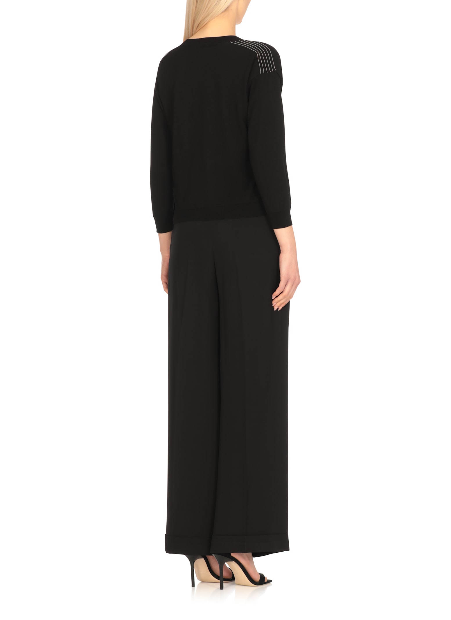Peserico Long-sleeved Knitted Cardigan