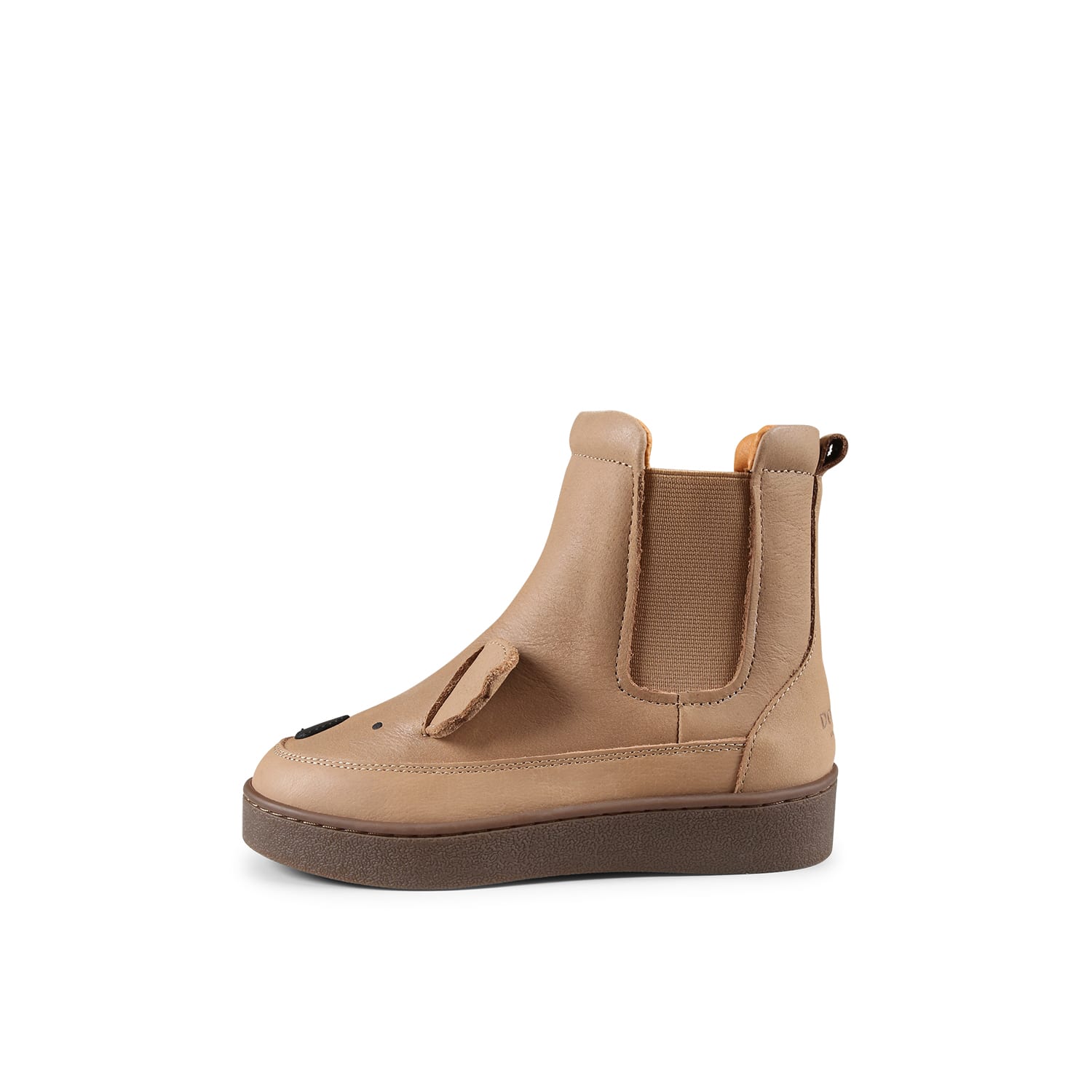 Donsje Brown Ankle Boots For Kids With Koala In Brown
