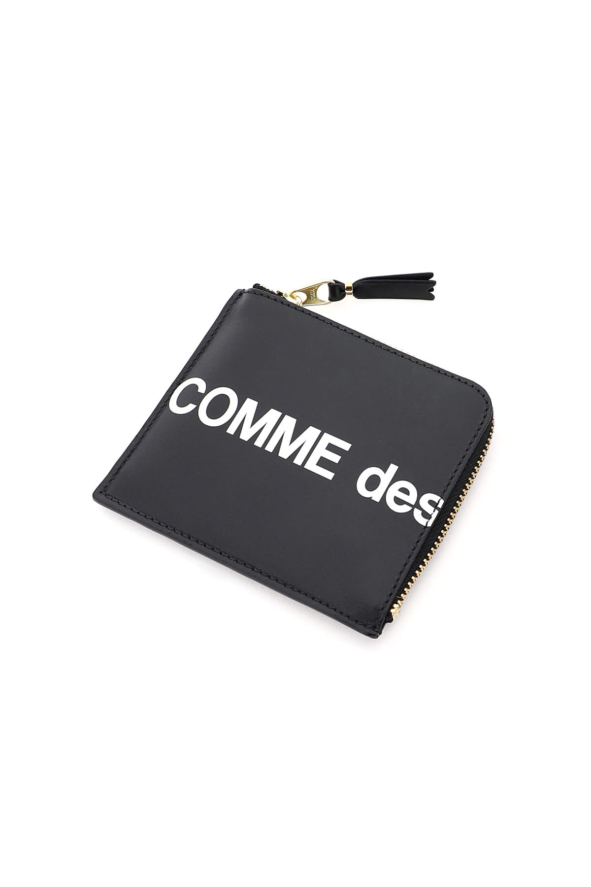 Shop Comme Des Garçons Maxi Logo Wallet In Black (black)