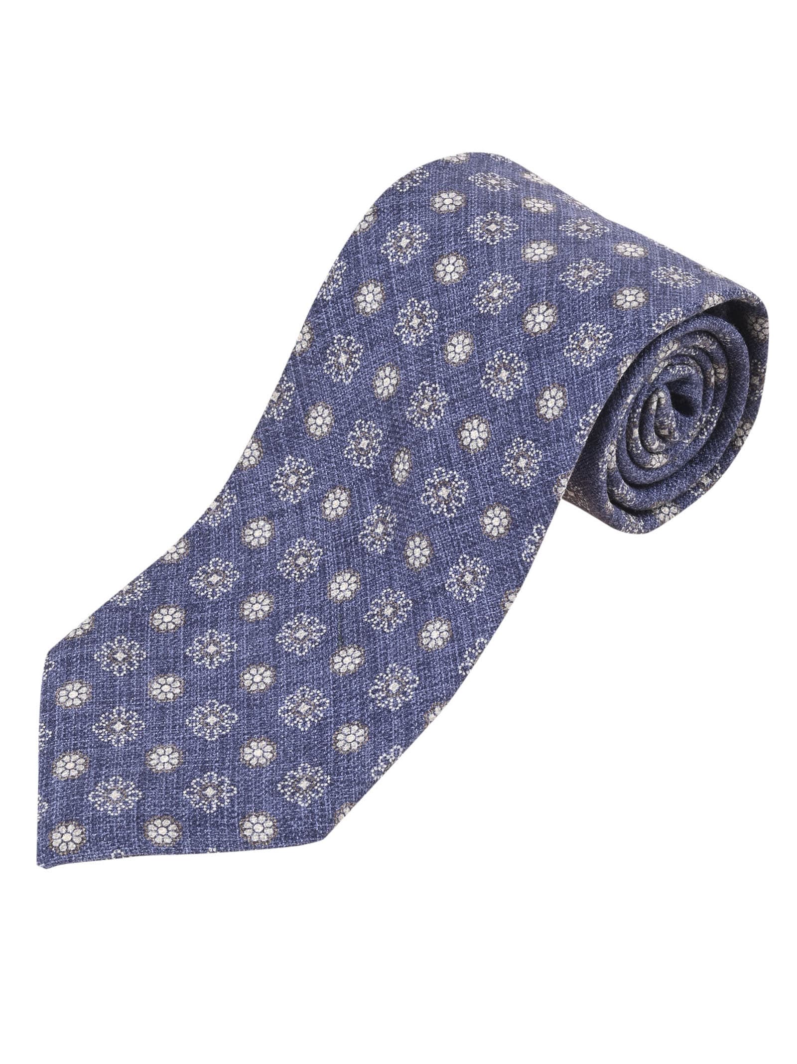 Eddy Monetti Flower Pattern Tie