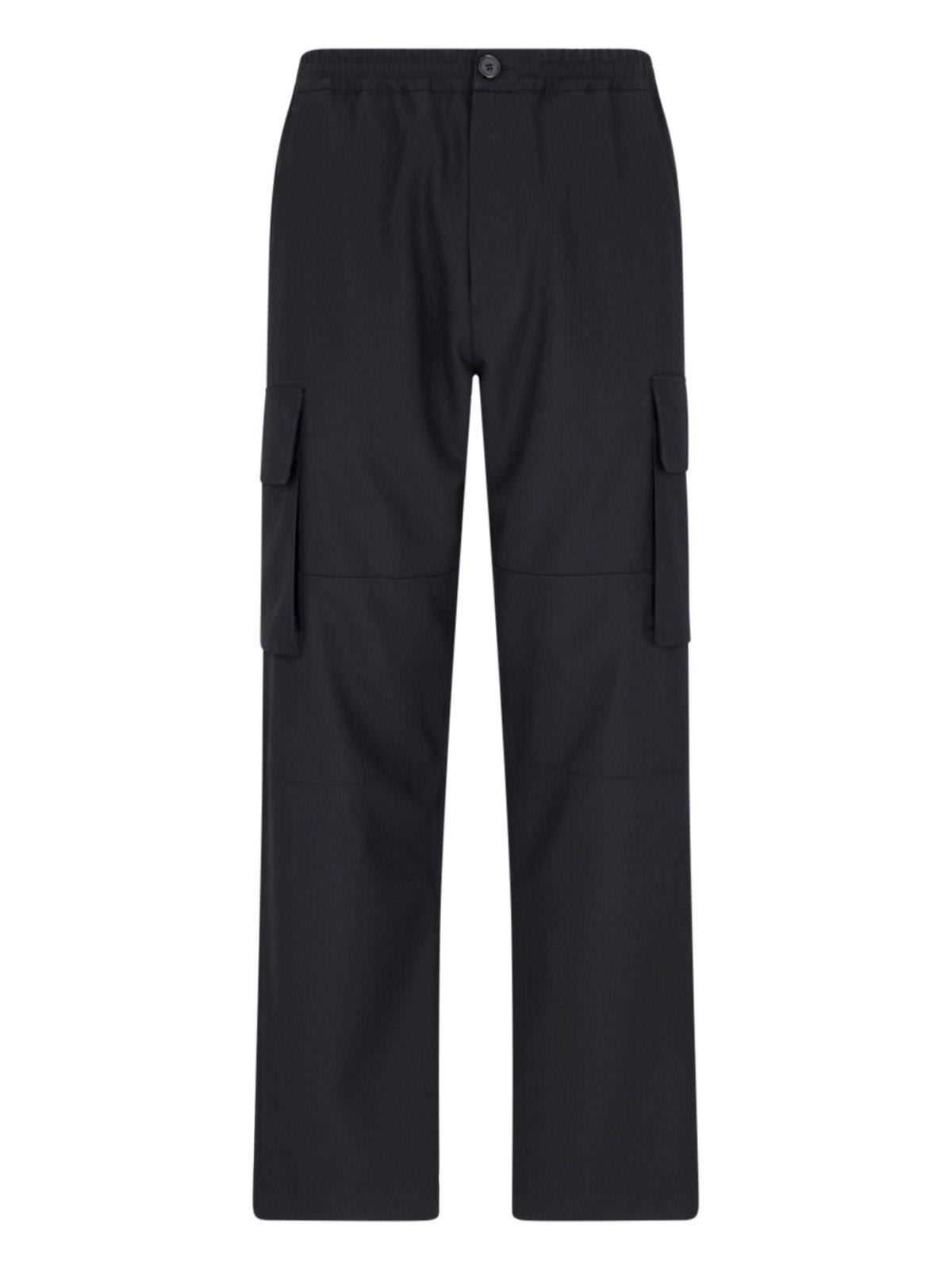 Shop Marni Straight Leg Pants In Black