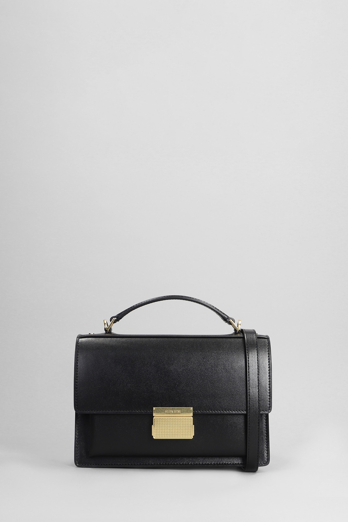 Shop Golden Goose Venezia Shoulder Bag In Black Leather