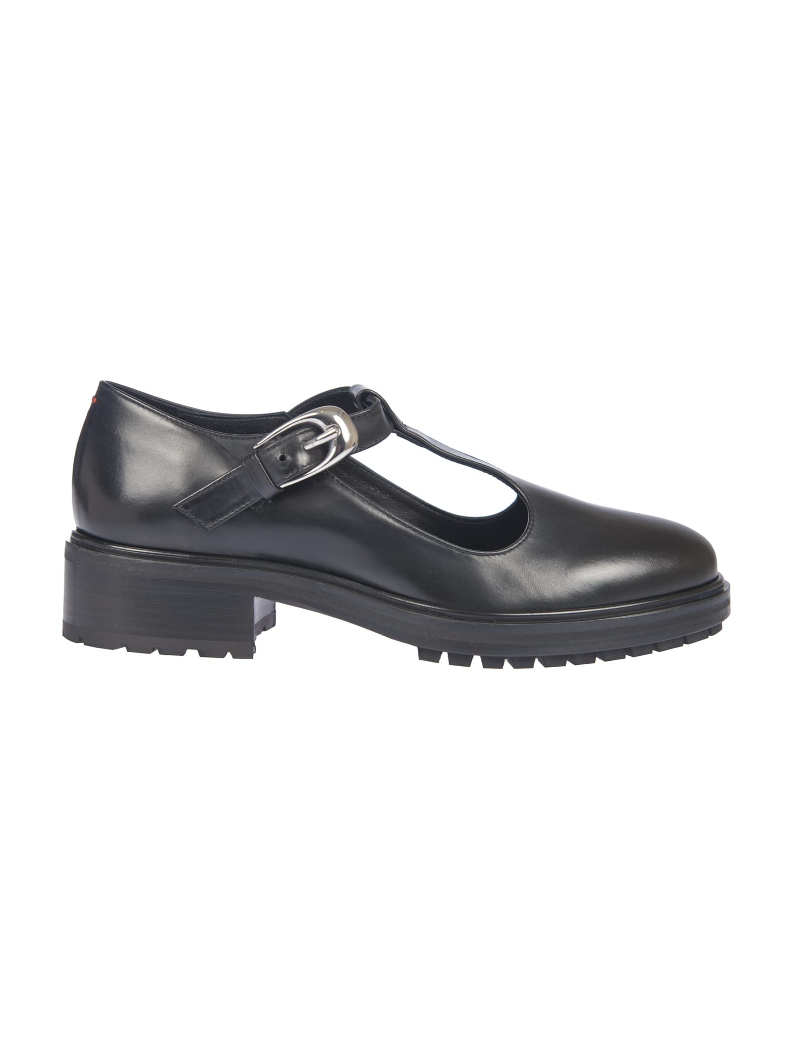 Aeyde Loafers In Leather In Black