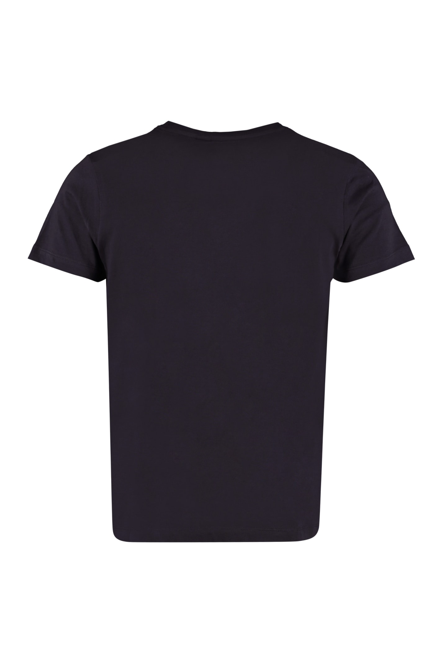 K-way T-shirt With Logo In Technical Fabric In Blue
