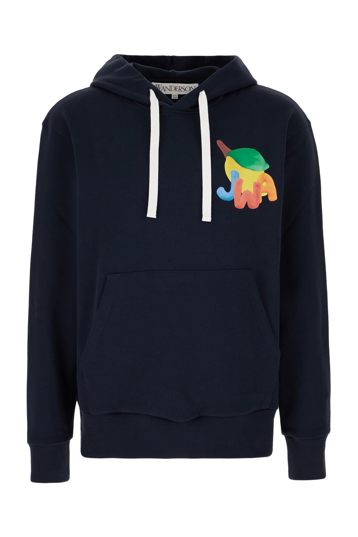 Jw Anderson Midnight Blue Cotton Sweatshirt In 888