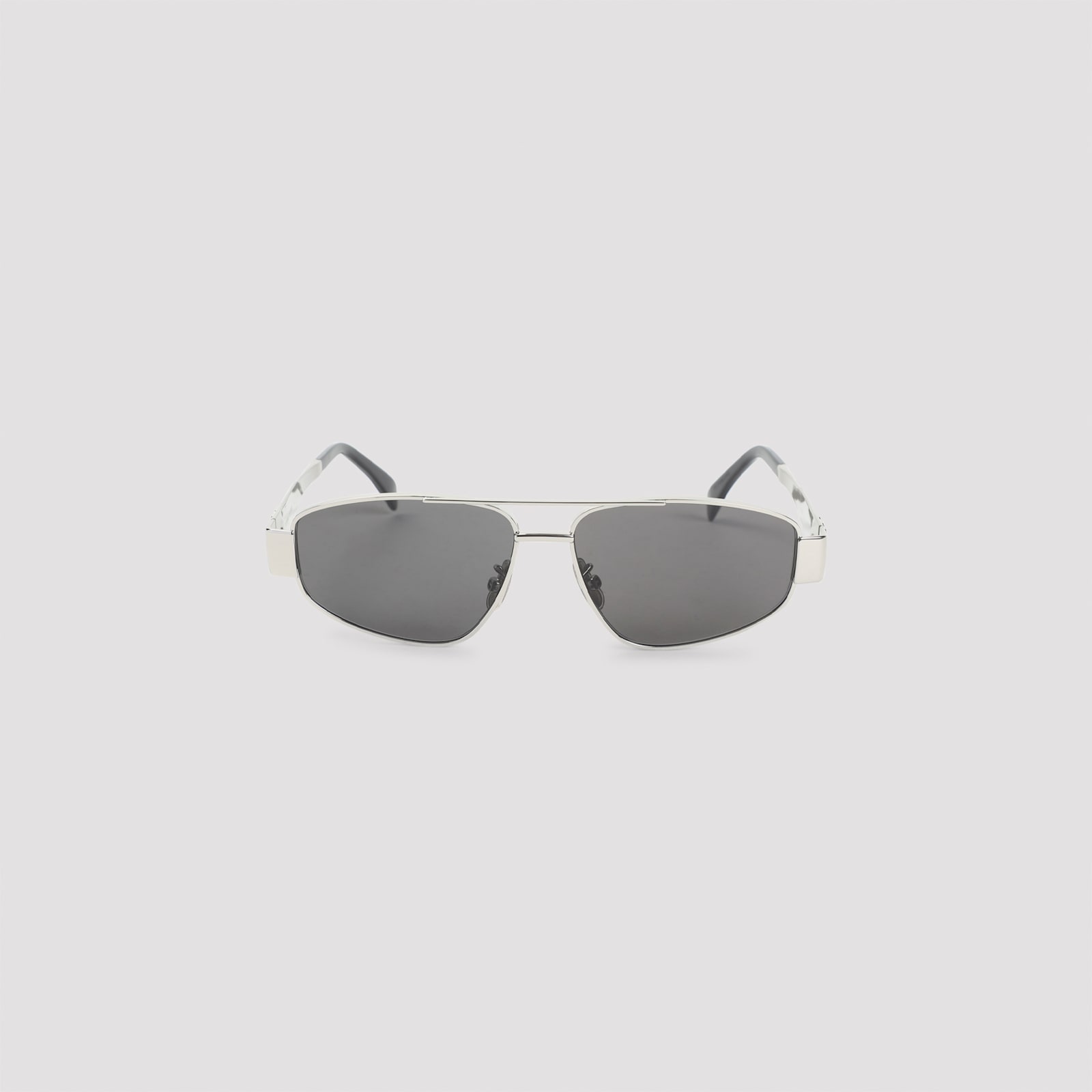 Celine Triomphe Metal 03 Sunglasses In Silver