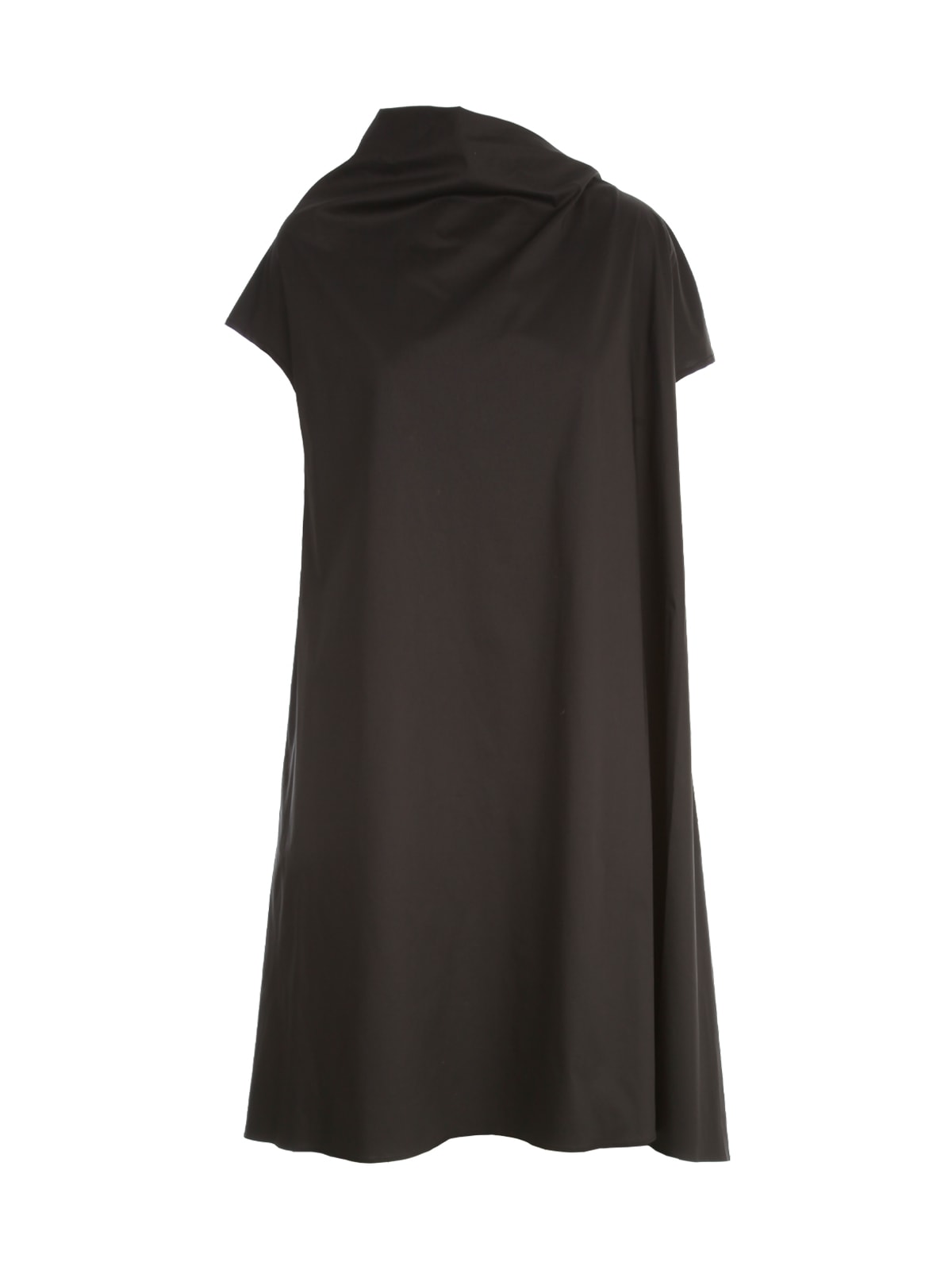 Liviana Conti Wide Midi Dress In Black
