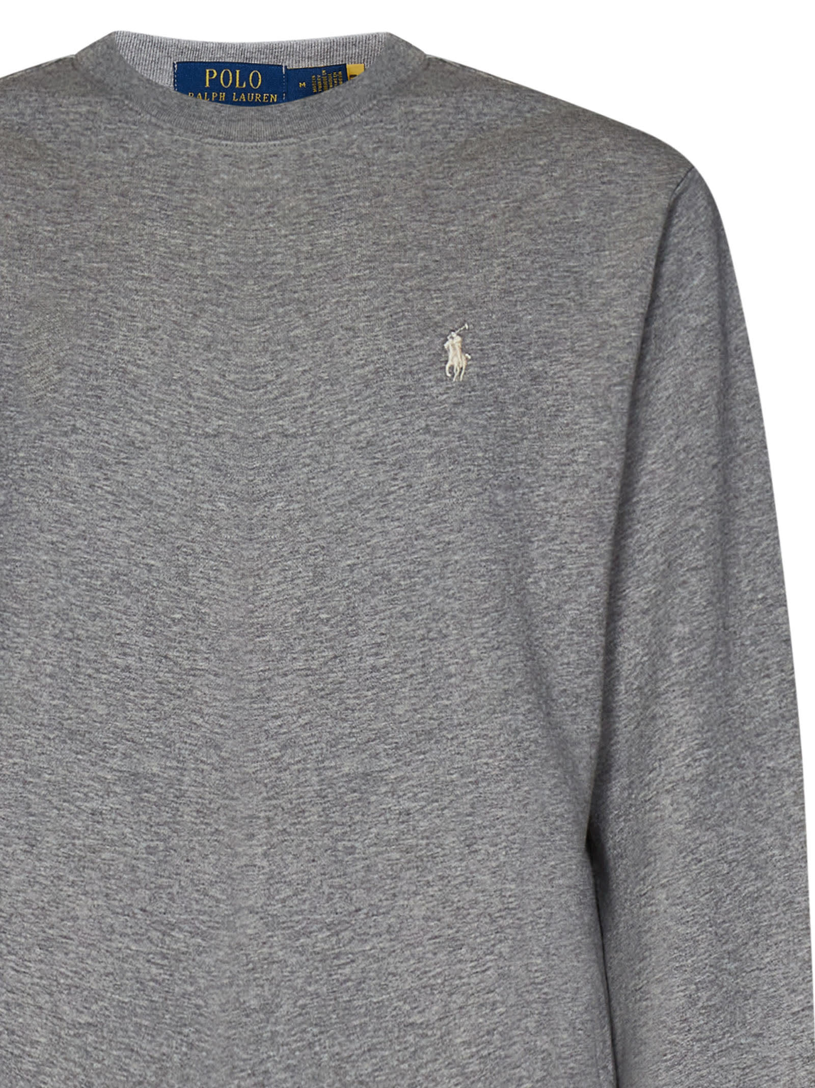 Shop Polo Ralph Lauren Sweatshirt In Grigio